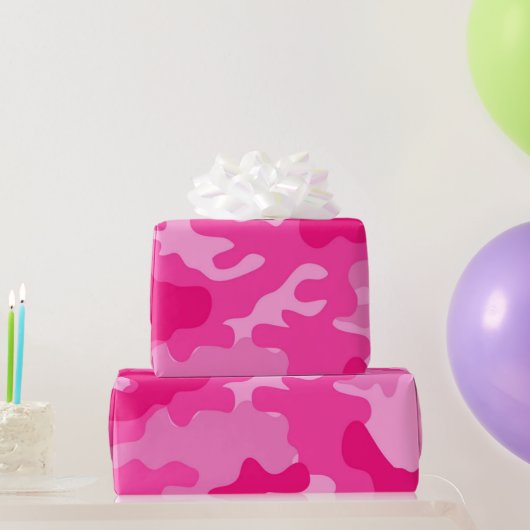 Papier Cadeau GI JANE Military Pink Camouflage Party (Cadeaux de fête)