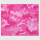Papier Cadeau GI JANE Military Pink Camouflage Party (Plat)