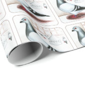 Papier Cadeau Giant Homer Pigeon 1973 (Coin rond)