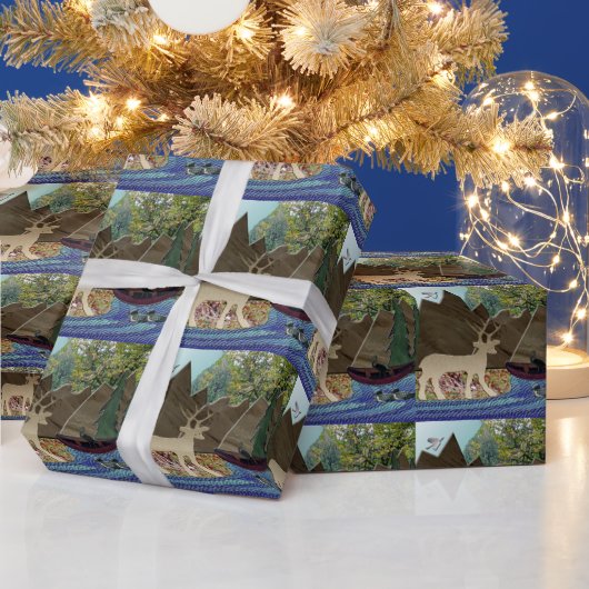 Papier Cadeau Gibier rural animals (Vacances)