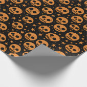 Papier Cadeau Gift Retro pumpkin design for Halloween (Coin)