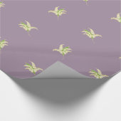Papier Cadeau Giftwrap chic, lis de la vallée sur le mauve (Coin)