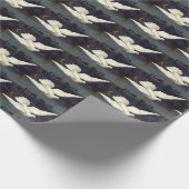 Papier Cadeau Giftwrap :  Colombe la nuit (Coin)