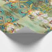 Papier Cadeau giftwrap d'oiseaux et d'abeilles (Coin)