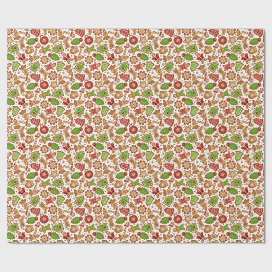 Papier Cadeau Gingerbread Cookie (Plat)