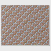 PAPIER CADEAU GINGERBREAD MAISON (Plat)