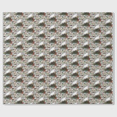 Papier Cadeau Gingerbread Man (Plat)