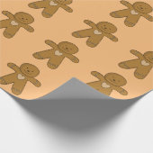 Papier Cadeau GingerBread Man Christmas Cookie (Coin)