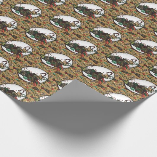 Papier Cadeau Gingerbread Man- Coco (Coin)