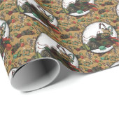 Papier Cadeau Gingerbread Man- Coco (Coin rond)