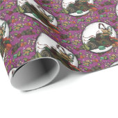 Papier Cadeau Gingerbread Man- Sugar Plum (Coin rond)