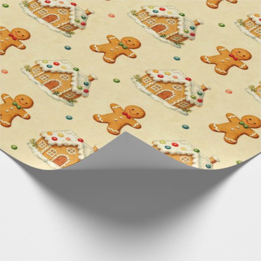 Papier Cadeau Gingerbread Men (Coin)