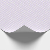 Papier Cadeau Gingham Classique Lavande (Coin)