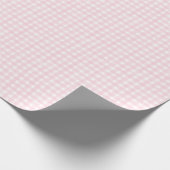 Papier Cadeau Gingham Classique Rose (Coin)