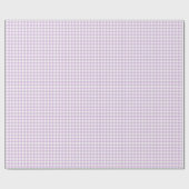 Papier Cadeau Gingham Classique Rose Pâle (Plat)