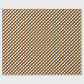 Papier Cadeau Gingham Halloween 10 (Plat)