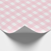 Papier Cadeau Gingham rose (Coin)