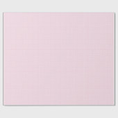 Papier Cadeau Gingham rose et blanc (Plat)