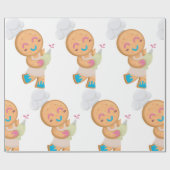 Papier Cadeau Gingpain homme chef (Plat)