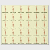 Papier Cadeau Girafe (Plat)