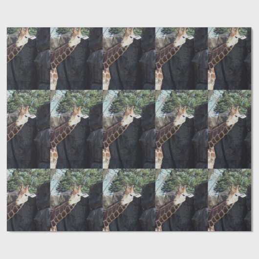 Papier Cadeau Girafe (Plat)