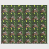 Papier Cadeau Girafe Animal (Plat)