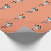 Papier Cadeau girafe des neiges (Coin)