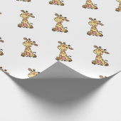 PAPIER CADEAU GIRAFE MIGNONNE (Coin)