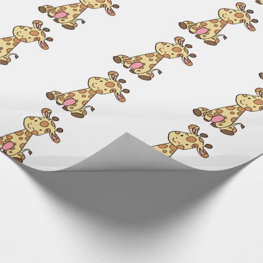 PAPIER CADEAU GIRAFE MIGNONNE (Coin)