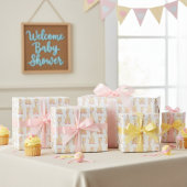 Papier cadeau girafes adorable