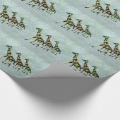 Papier Cadeau Girafes gracieuses (Coin)