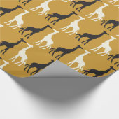 Papier Cadeau Girafes noires et blanches (Coin)