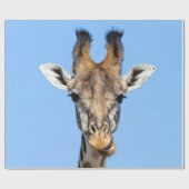 Papier Cadeau Giraffe (Plat)