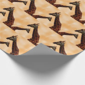 Papier Cadeau Giraffe Double Trouble, Papier à envelopper (Coin)