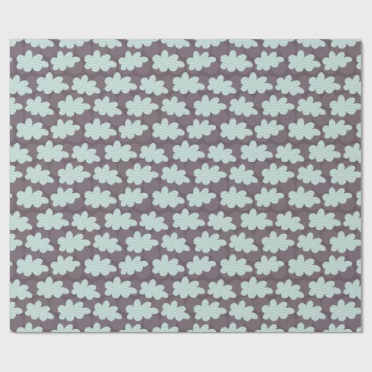 Papier Cadeau Giraffe et nuages (Plat)