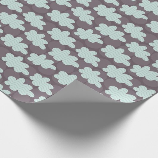 Papier Cadeau Giraffe et nuages (Coin)