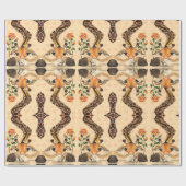 Papier Cadeau Giraffe romantique - Gentleman - Drôle (Plat)