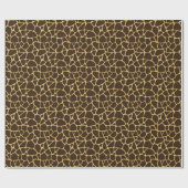 Papier Cadeau Giraffe Spotted Background (Plat)