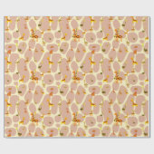 Papier Cadeau Giraffes (Plat)