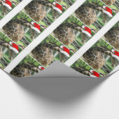 Papier Cadeau Giraffes de Noël (Coin)