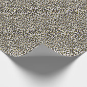 Papier Cadeau Girl Glam Gold Empreinte de léopard (Coin)