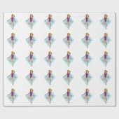 Papier Cadeau Girl Gymnast (Plat)