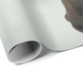 Papier Cadeau Girl with clouds (Coin rond)