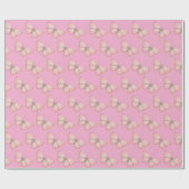 Papier Cadeau Girly Pink Butterflies Birthday (Plat)