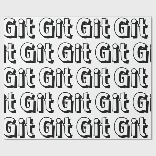 Papier Cadeau Git (Plat)