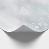 Papier Cadeau Givre d'hiver et neige (Coin)