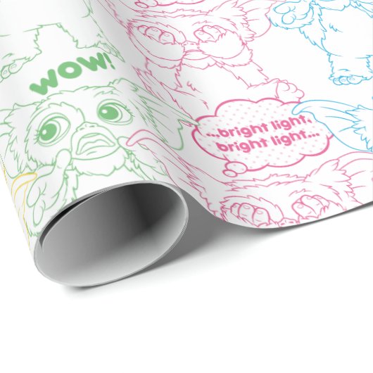 Papier Cadeau Gizmo | Lumière Lumineuse ! Lumière Lumineuse ! (Coin rond)