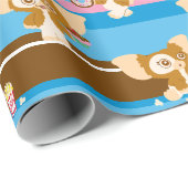 Papier Cadeau Gizmo | Motif comique mignon (Coin rond)
