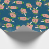 Papier Cadeau Glace à l'eau pastillée à la pastèque (Coin)