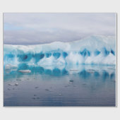 Papier Cadeau Glace en Antarctique (Plat)